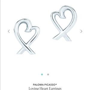 Tiffany & Co. Jewelry - Tiffany & Co sterling silver loving heart earrings Tiffany & Co. Jewelry - Tiffany & Co sterling silver loving heart earrings